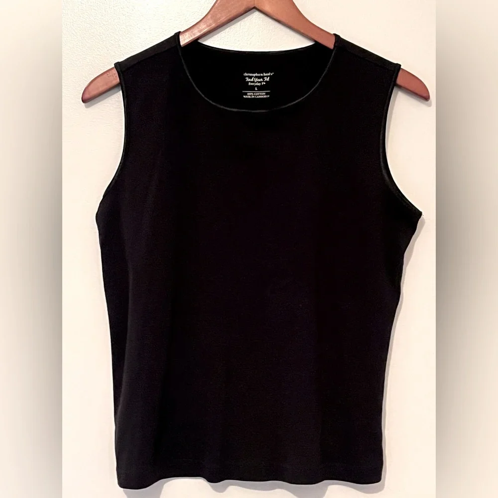 π€ Christopher & Banks "Find Your Fit" Sleeveless Top - Size L π€ - Picture 3 of 7